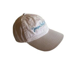 Jasper Park Lodge Kate Lord White Golf  Hat Cap Canada Rockies Maple Leaf